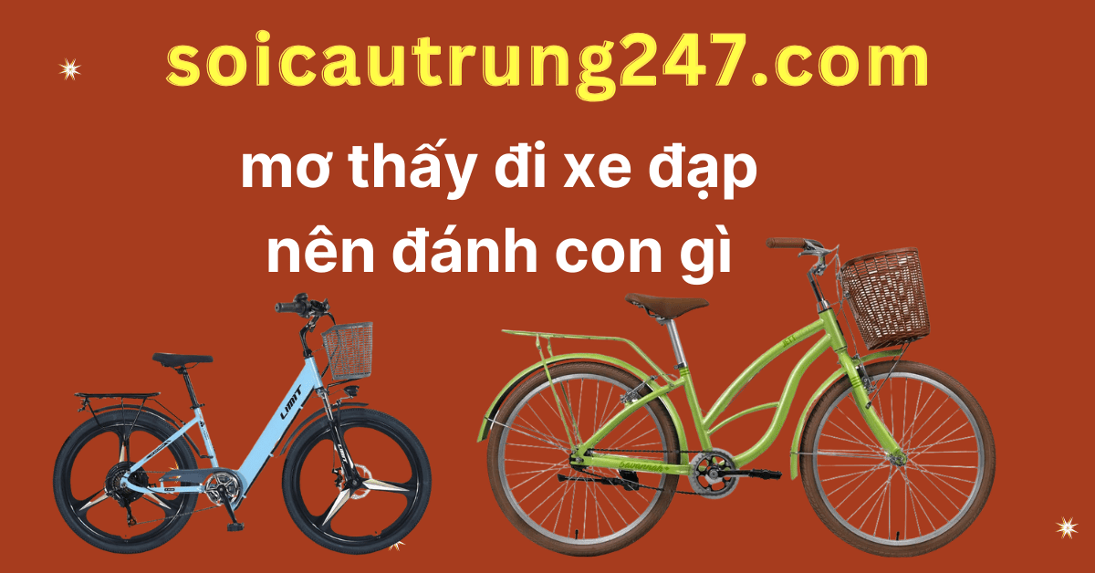 mơ thấy đi xe đạp đánh con gì trúng